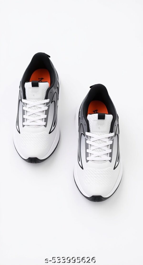 Dynamic Wave Running Shoes (White & Black)