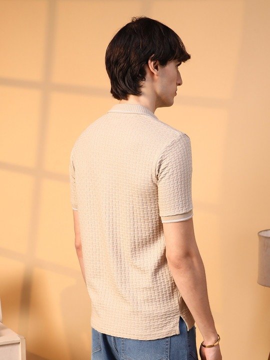 Men Polo Collar T-shirt - Image 3