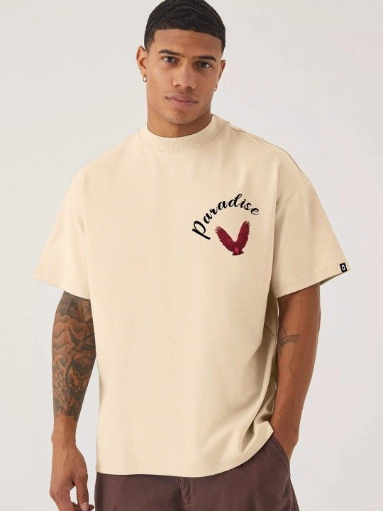"Paradise" Graphic T-Shirt - Cream