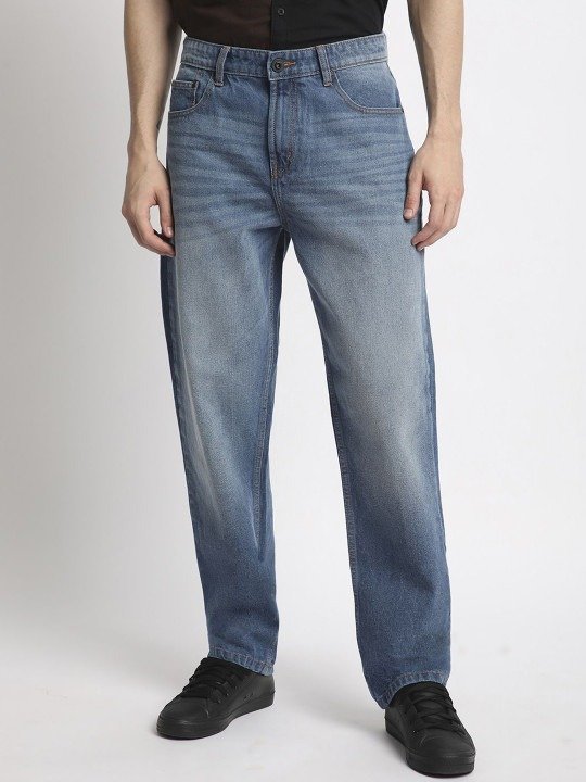 Regular Fit Denim Jeans - Medium Blue