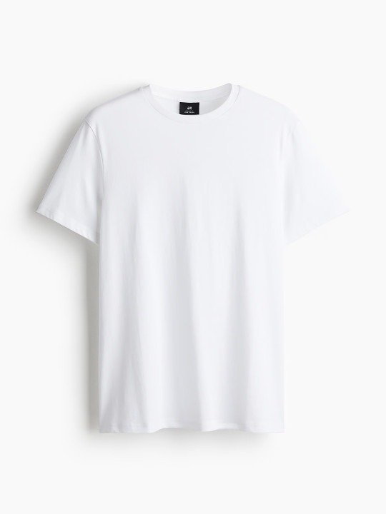 Relaxed Crew Neck T-Shirt - Butter Yellow - Image 3