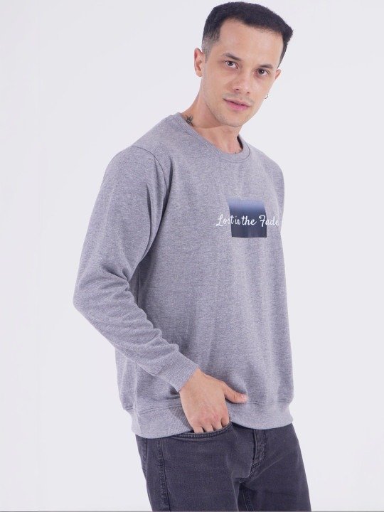 Lost in the Fade Sweatshirt - Grey