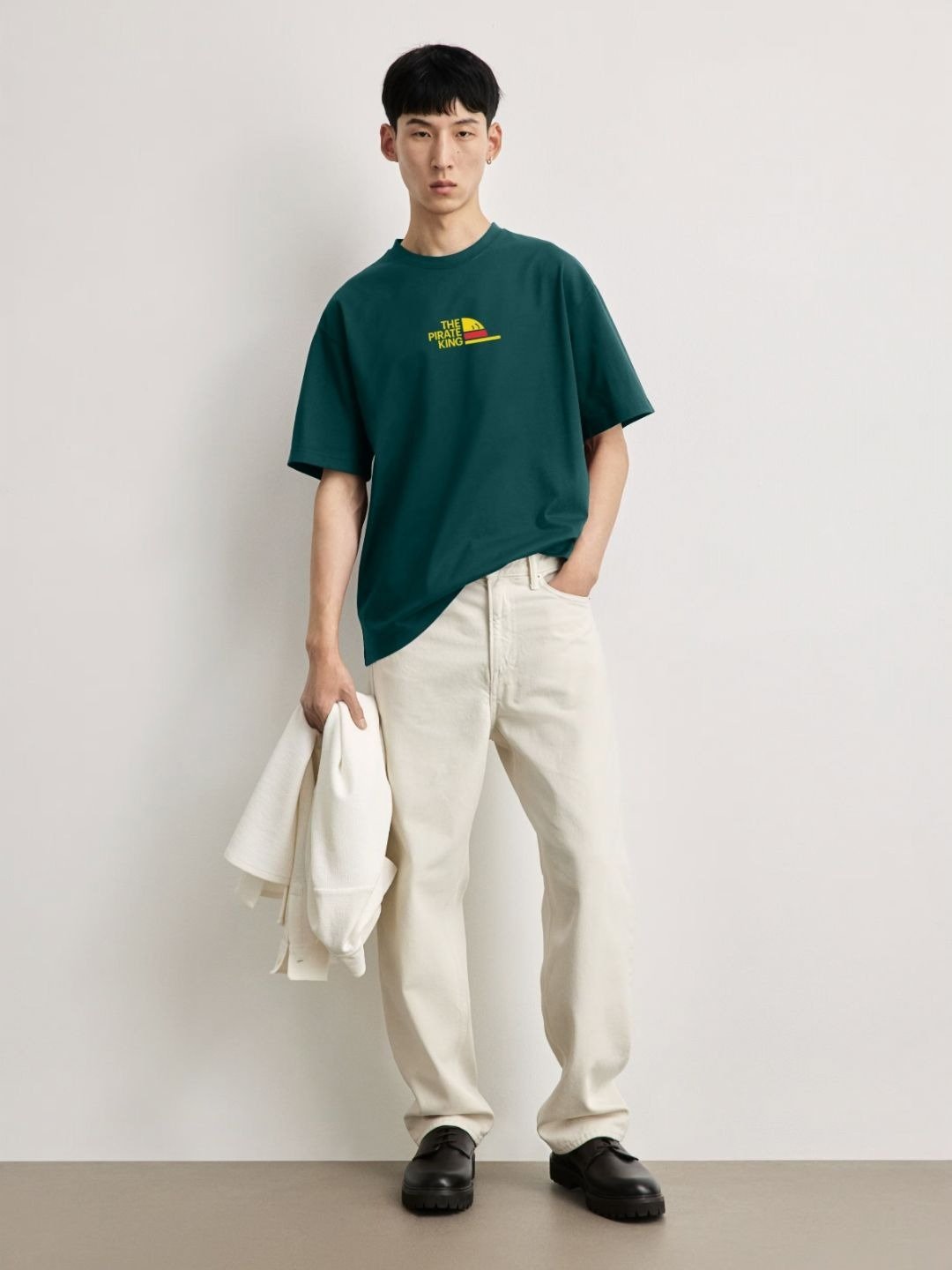 The Pirate King" Graphic T-Shirt - Forest Green