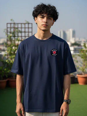 Men Oversized Cotton Printed